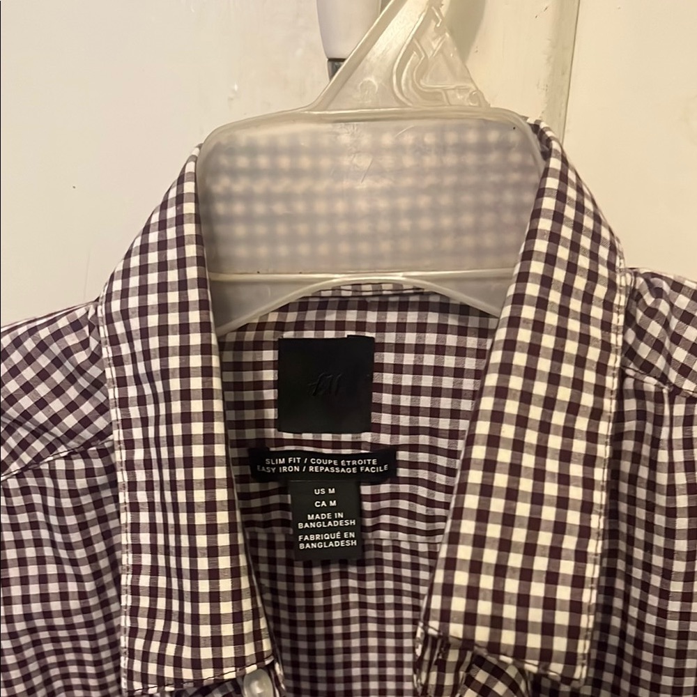 Men's Slim Fit Checkered Shirt